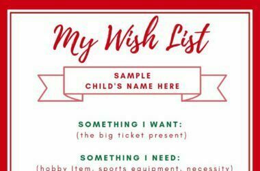 My child constantly appears to have a huge long list of things that she desires for Christmas and her birthday