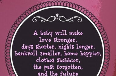 Baby Shower Poems Add Vibrance to Life